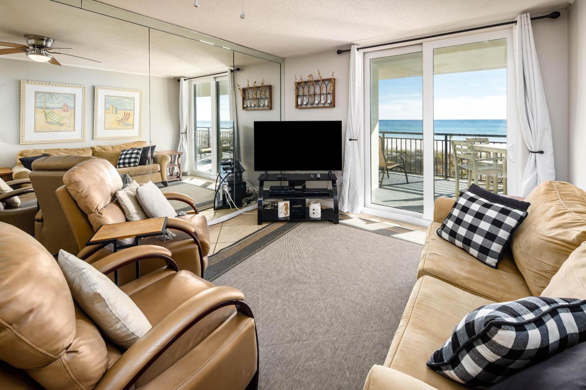 Nautilus 1201 - Gulf Front 2 Bedroom Huge Wrap Around Balcony 2Nd Floor! Fort Walton Beach Buitenkant foto